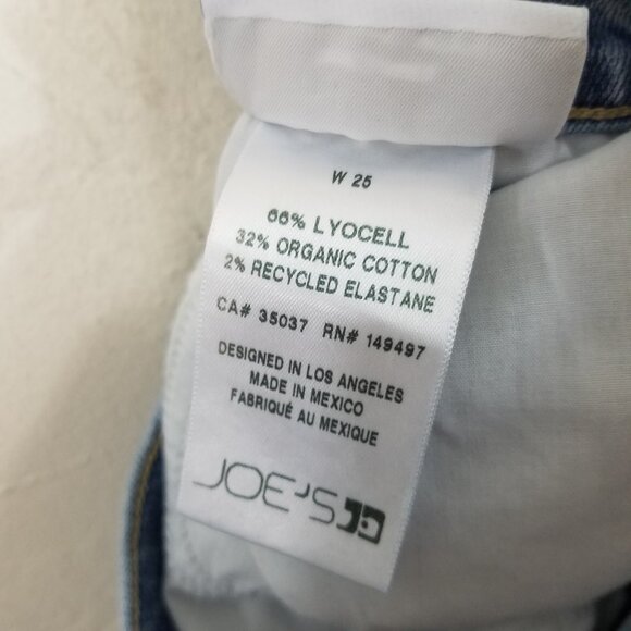 Joe's Jeans The Luna High Rise Cigarette Ankle Stretch Jeans Blue Size 25 - Picture 8 of 8